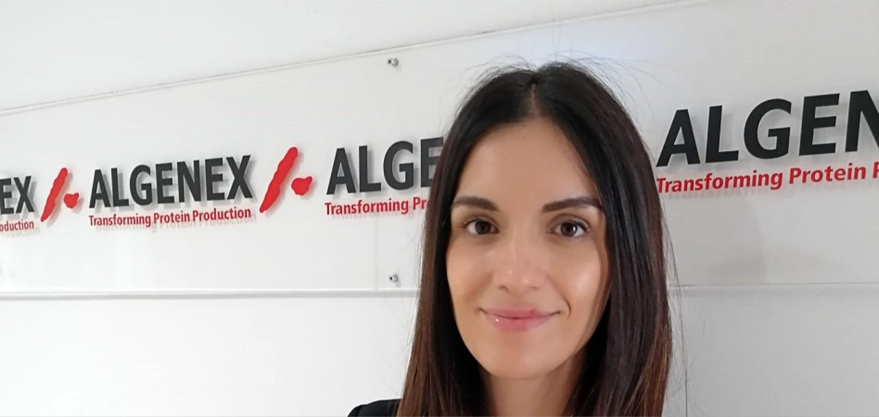 Aroha Belén Sánchez, directora técnica y jefa de Garantía y Control de Calidad de Algenex